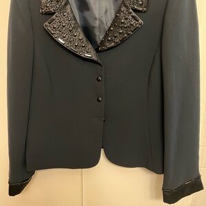 Black Tahari ASL Luxe blazer/jacket